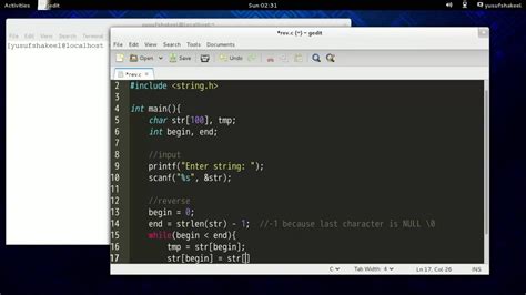 c++ reverse string|string palindrome in c.
